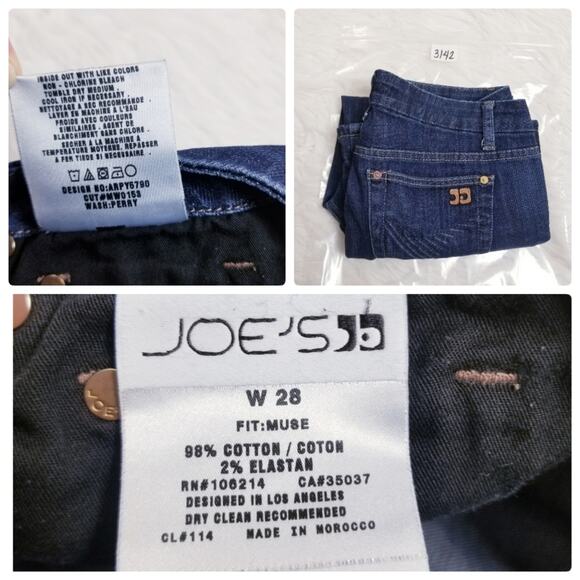 Joe's Jeans Muse Fit Mid rise Boot cut dark wash - Picture 7 of 8